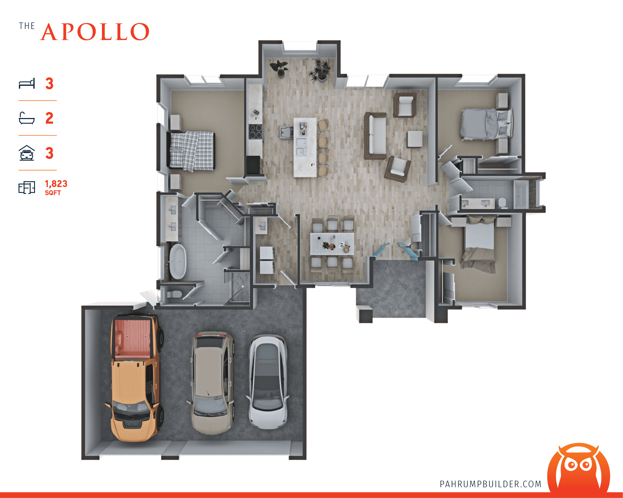 The Apollo Site Plan by Homes by Apollo