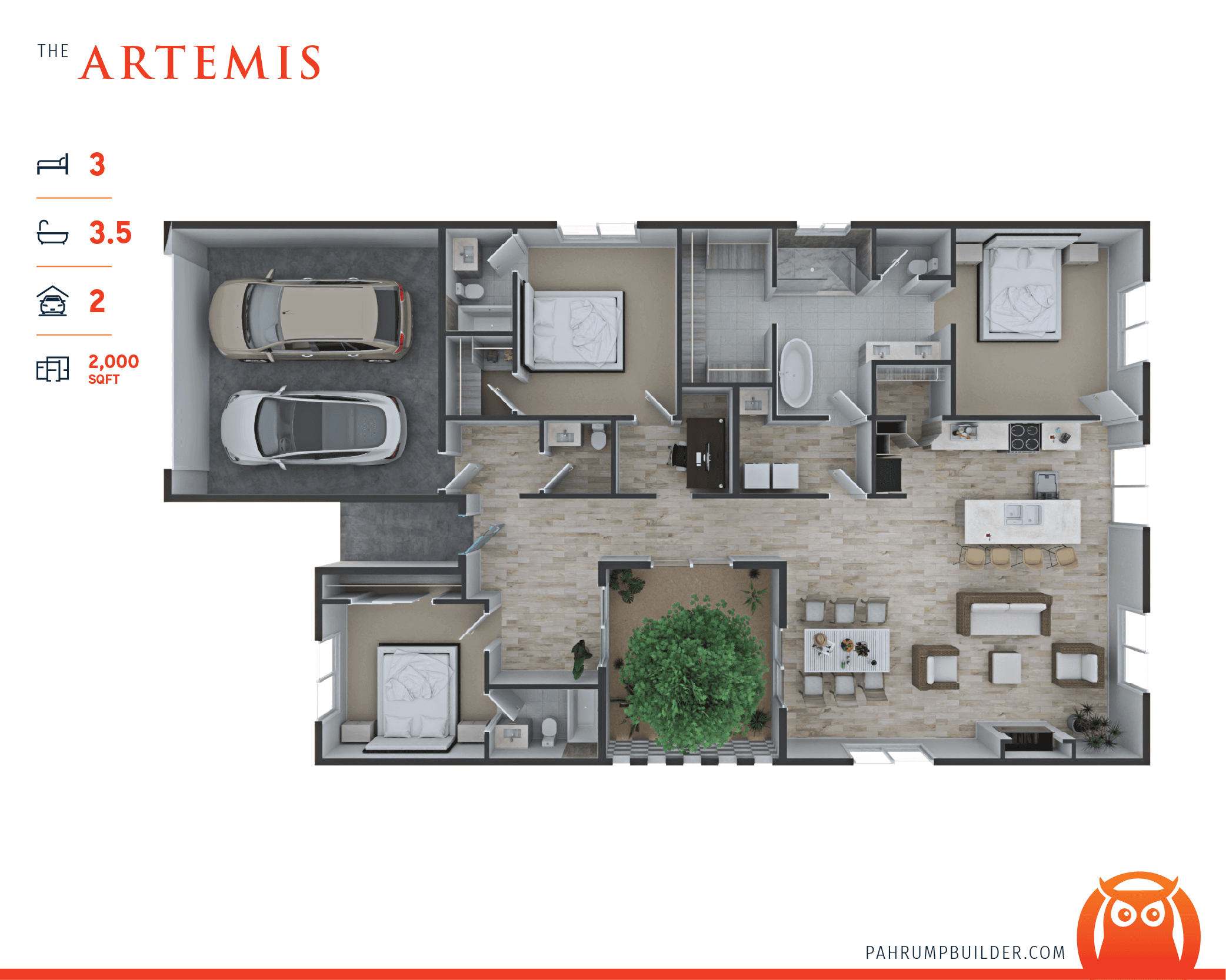 The Artemis Site Plan by Homes by Apollo