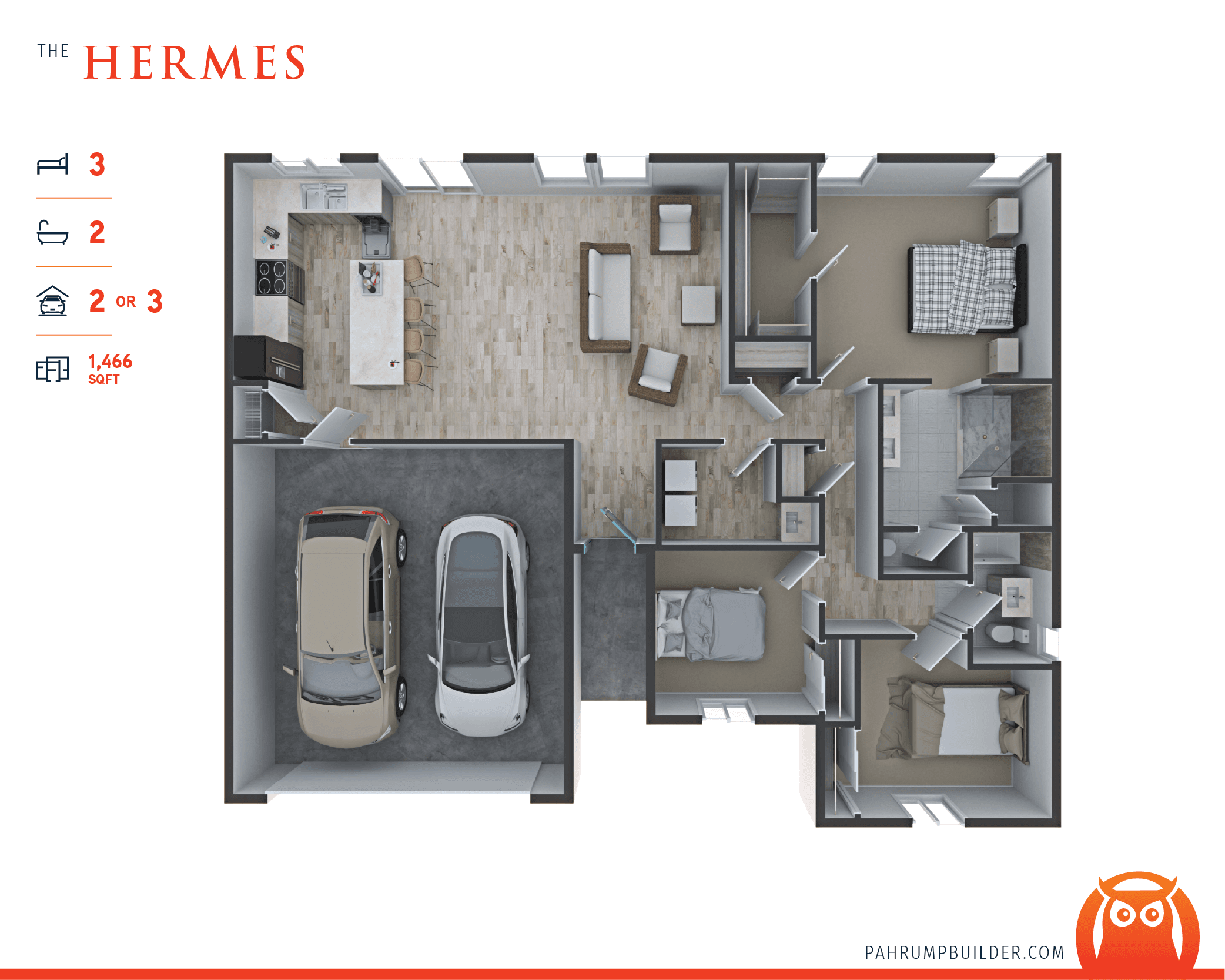 The Hermes Site Plan by Homes by Apollo